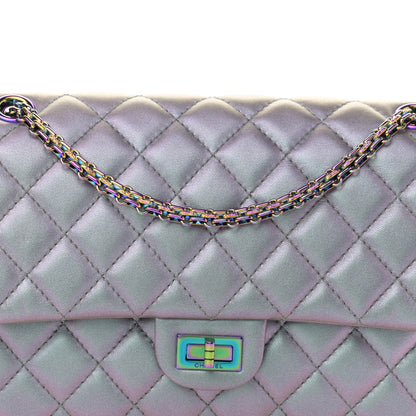Chanel Iridescent Lambskin Quilted 2.55 Reissue 226 Flap Light Purple 8 of 13