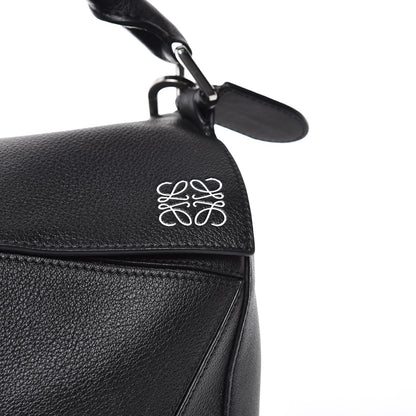 Loewe Calfskin Large Puzzle Bag Black 9 of 10