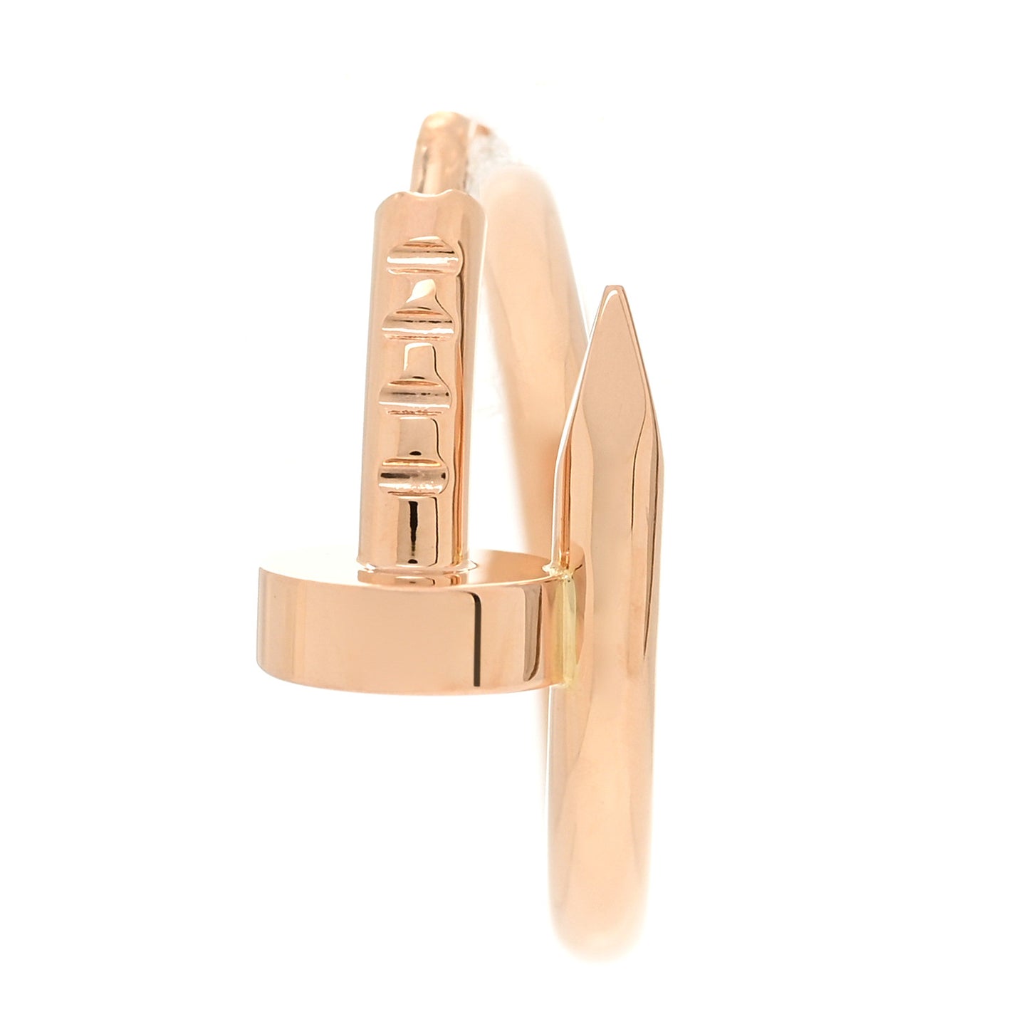 18K Pink Gold Juste Un Clou Single Hoop Earring