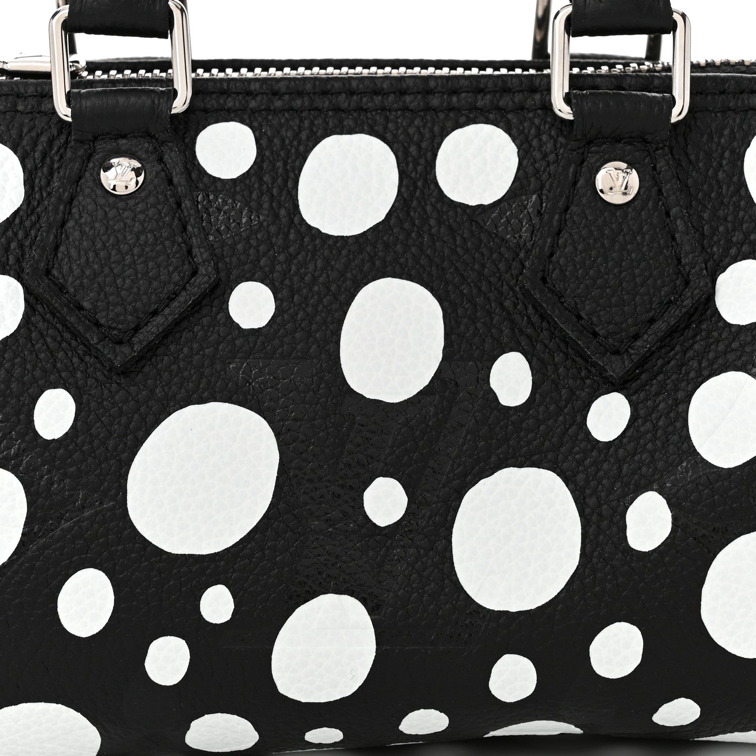 Louis Vuitton LV X YK Empreinte Infinity Dots Nano Speedy Bandouliere Black White 8 of 10