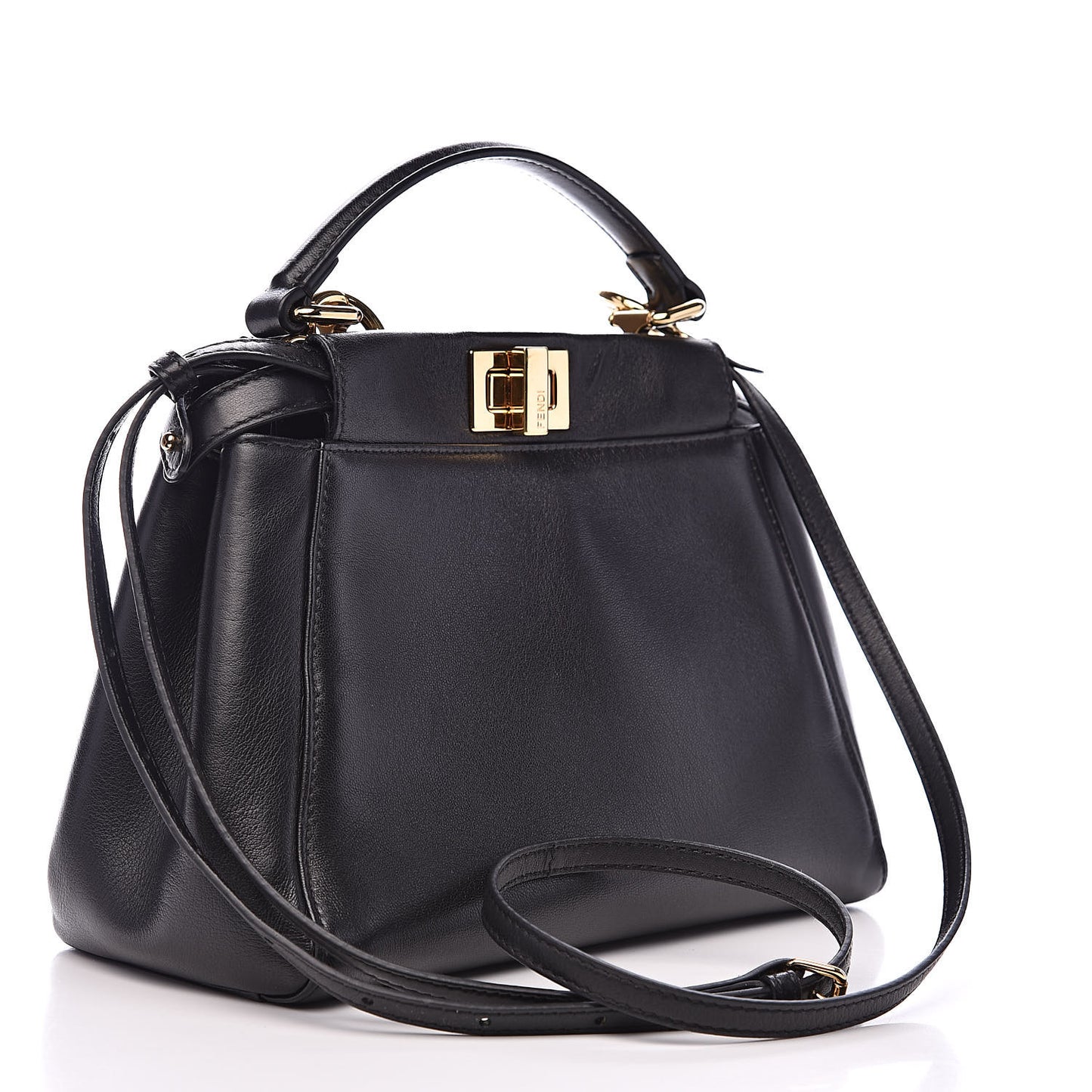 Nappa Mini Peekaboo Iconic Satchel Black