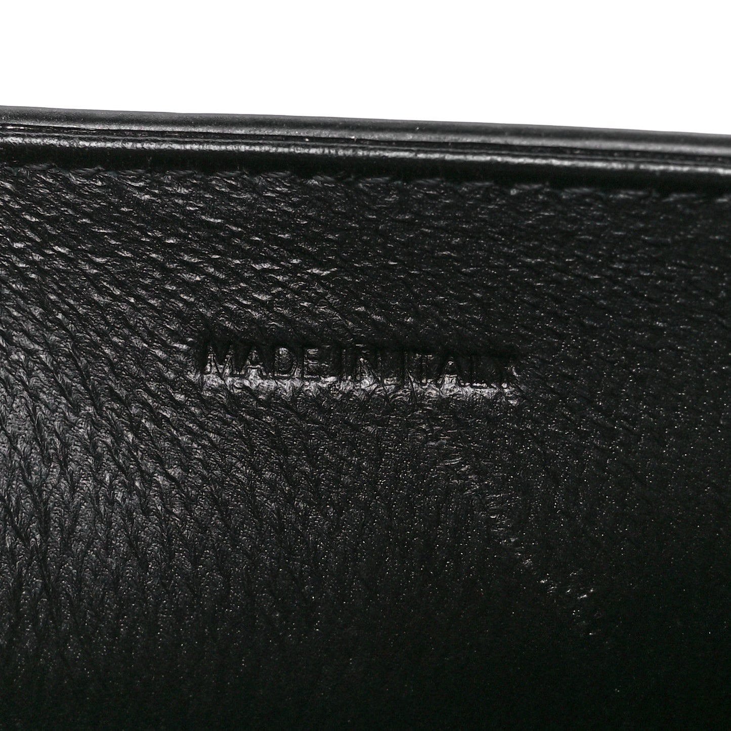 Shiny Calfskin Triomphe Shoulder Bag Black