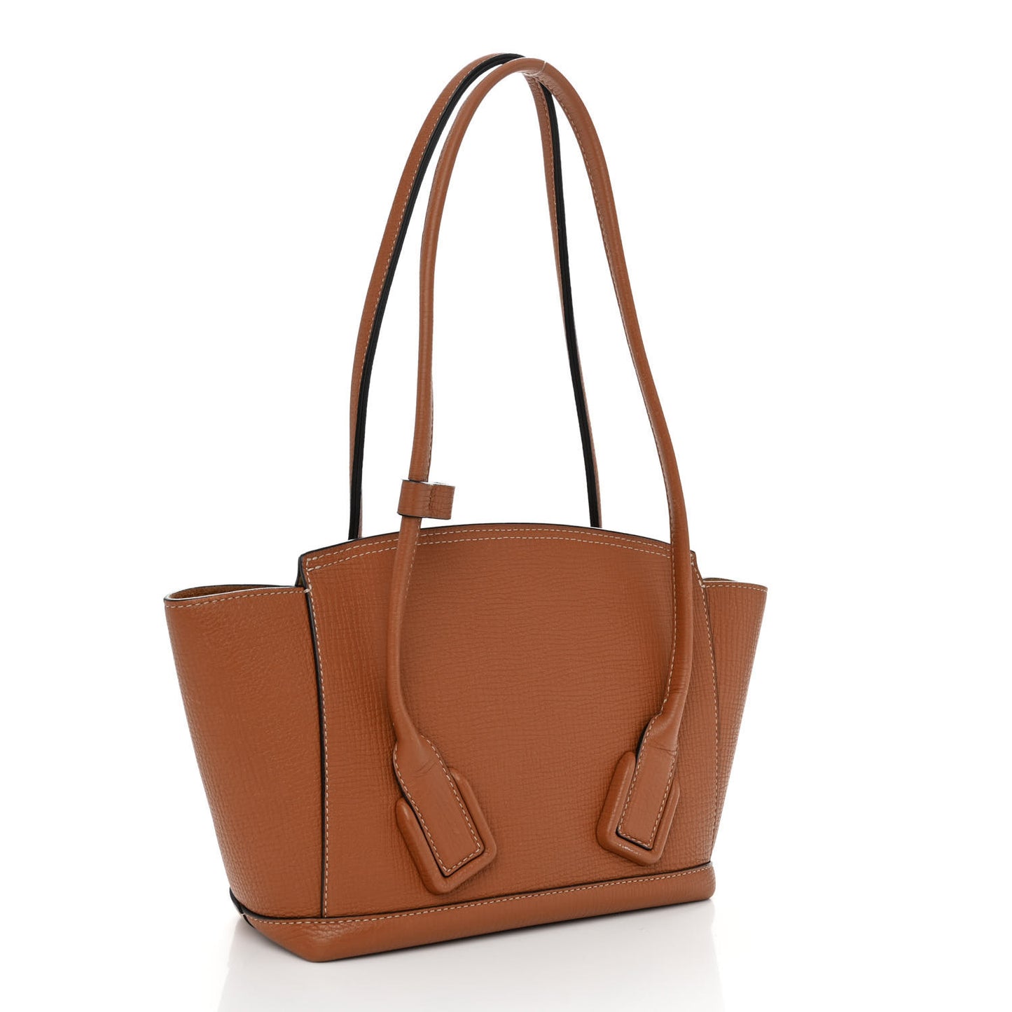 Grainy Calfskin Small Arco Wood