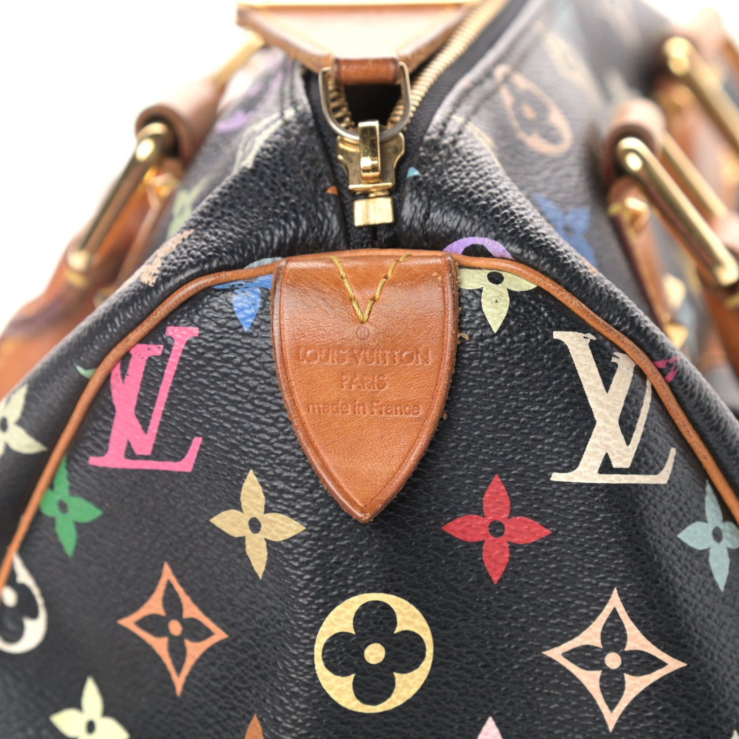 Louis Vuitton Monogram Multicolor Speedy 30 Black 6 of 16