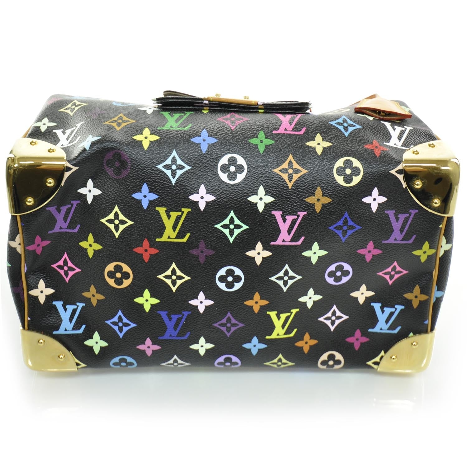 Louis Vuitton Monogram Multicolor Speedy 30 Black 4 of 9