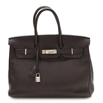 Hermes Togo BIRKIN 35 Chocolate 1 of 12