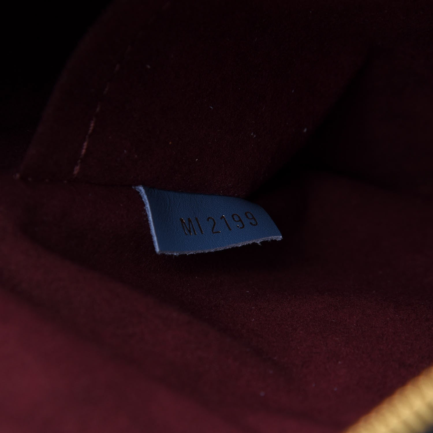 Louis Vuitton Monogram Beaubourg Hobo Mini Bordeaux Red Peach Safran Blue Jean Blue 7 of 10