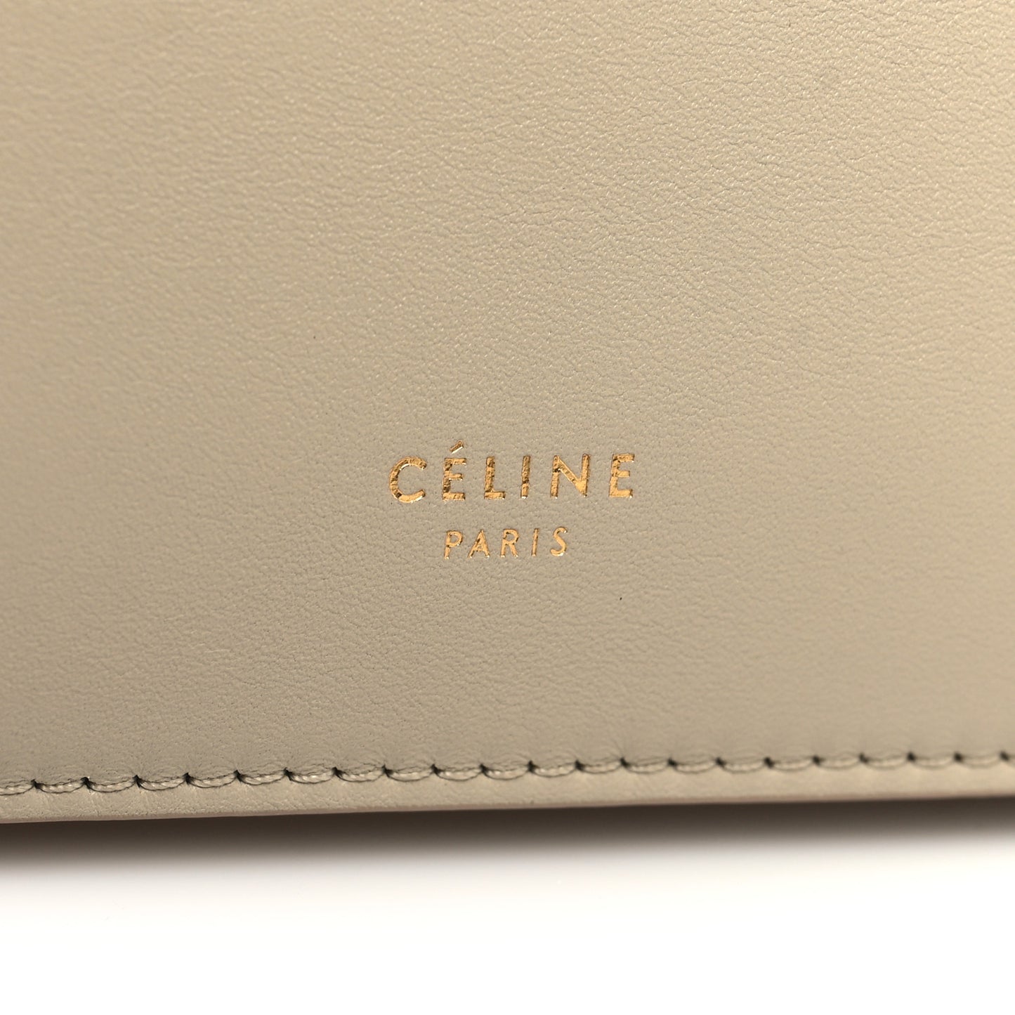 Smooth Calfskin Mini Clasp Bag Beige