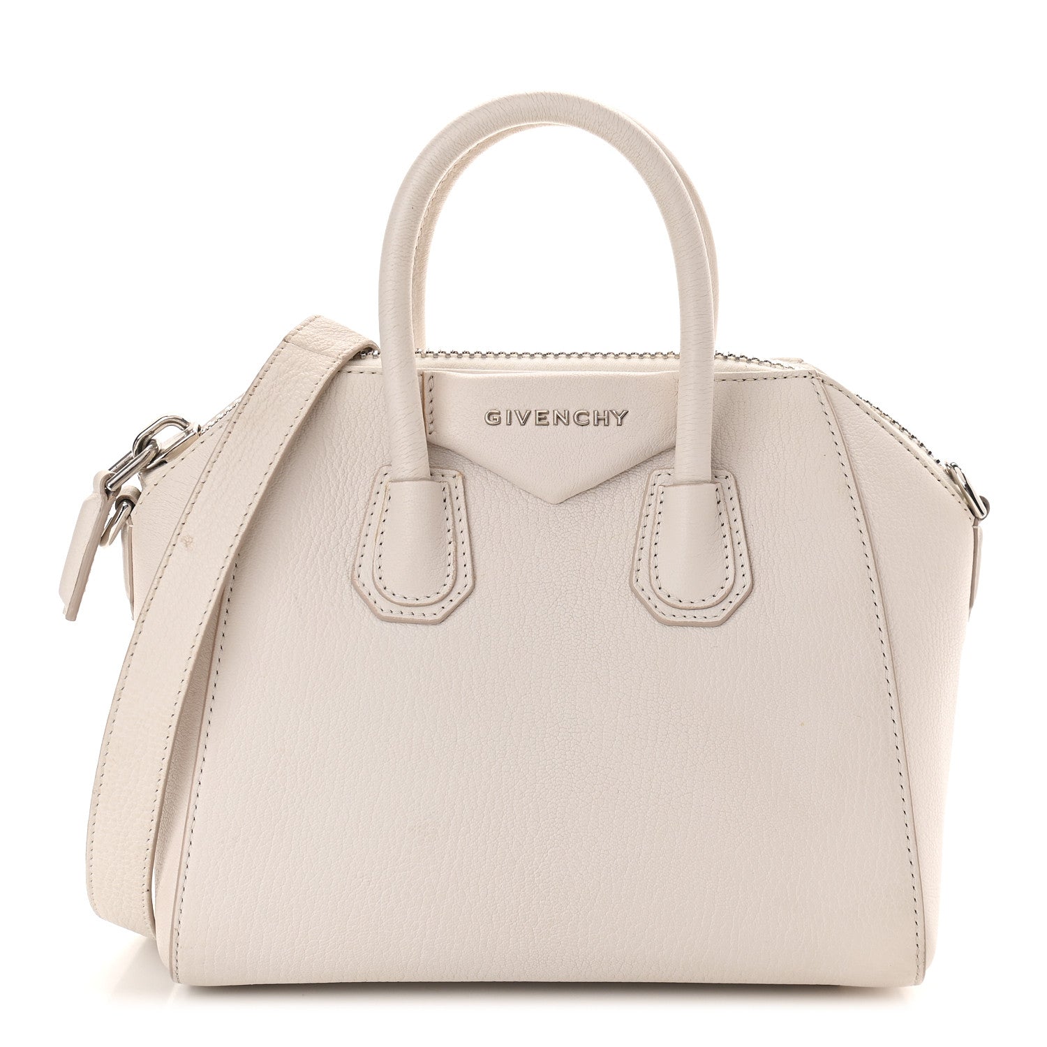 Givenchy Sugar Goatskin Mini Antigona White 1 of 14
