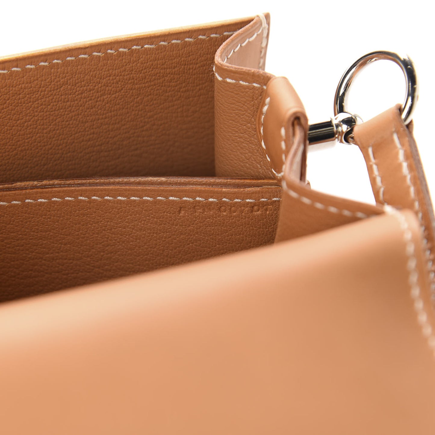 Veau Butler Mini Sac Roulis Natural Sable
