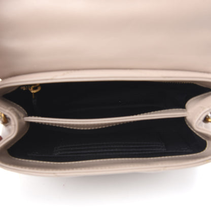Saint Laurent Calfskin Y Quilted Monogram Toy Loulou Satchel Light Natural 5 of 11