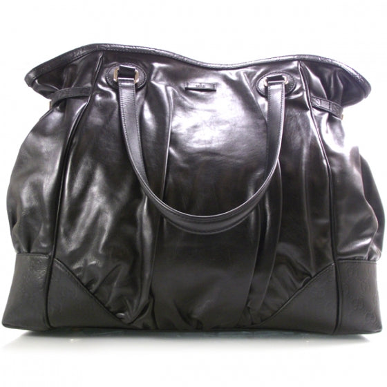 Gucci Leather Full Moon Tote Black 1 of 10