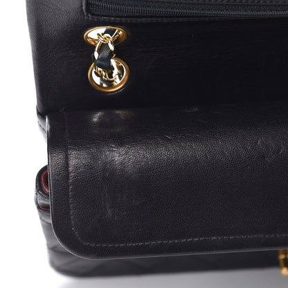 Chanel Lambskin Quilted Small Double Flap Black 12 of 17