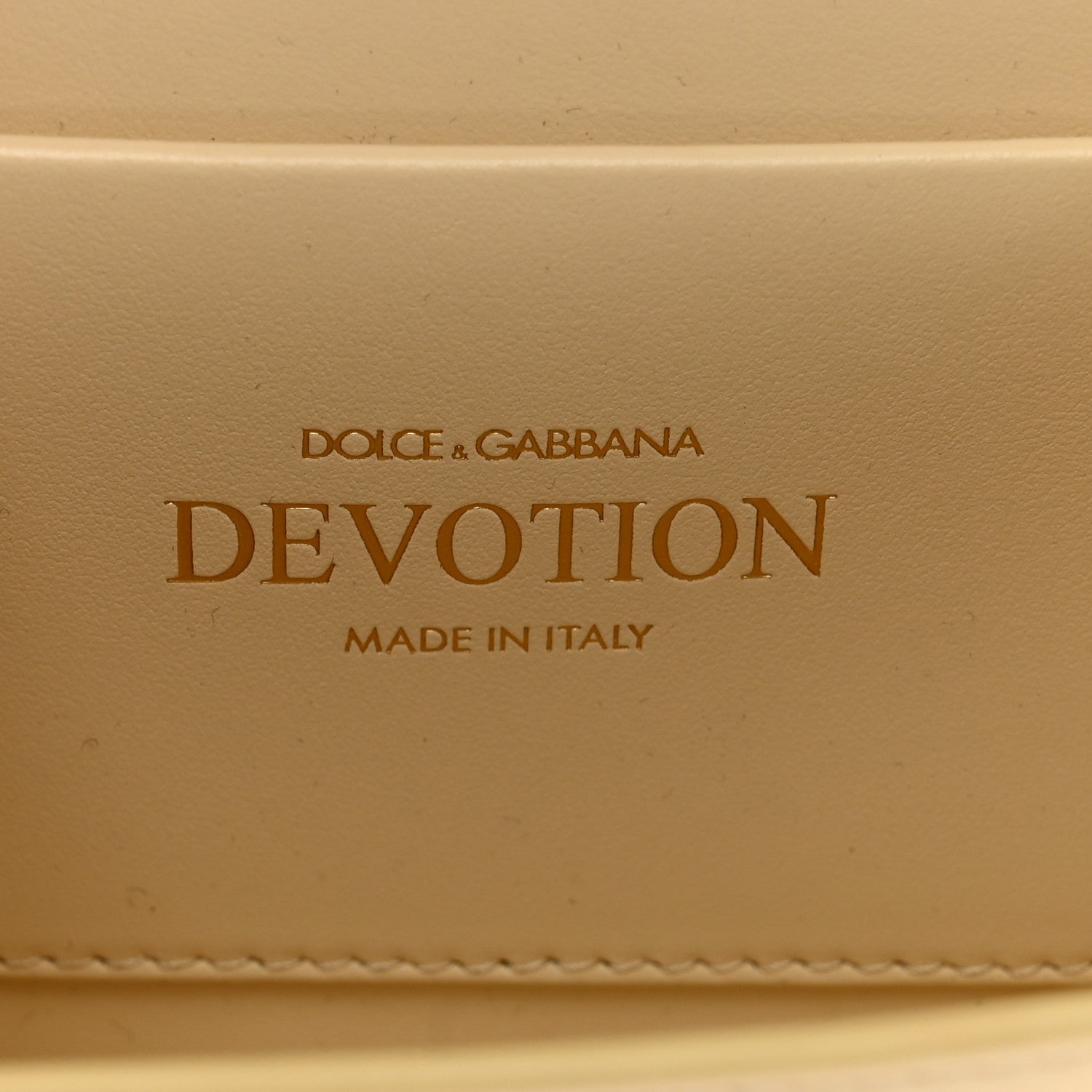 Dolce & Gabbana Smooth Calfskin Small Devotion Envelope Top Handle Bag Light Beige 6 of 11