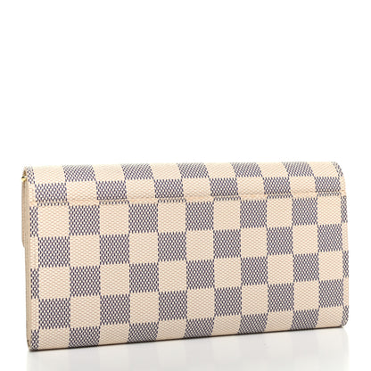Louis Vuitton Damier Azur Sarah Wallet NM 3 of 7
