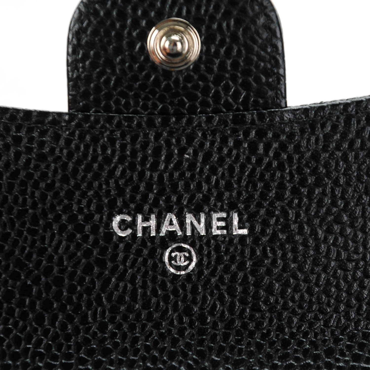 Chanel Caviar Quilted Flap Card Holder Black 5 of 8