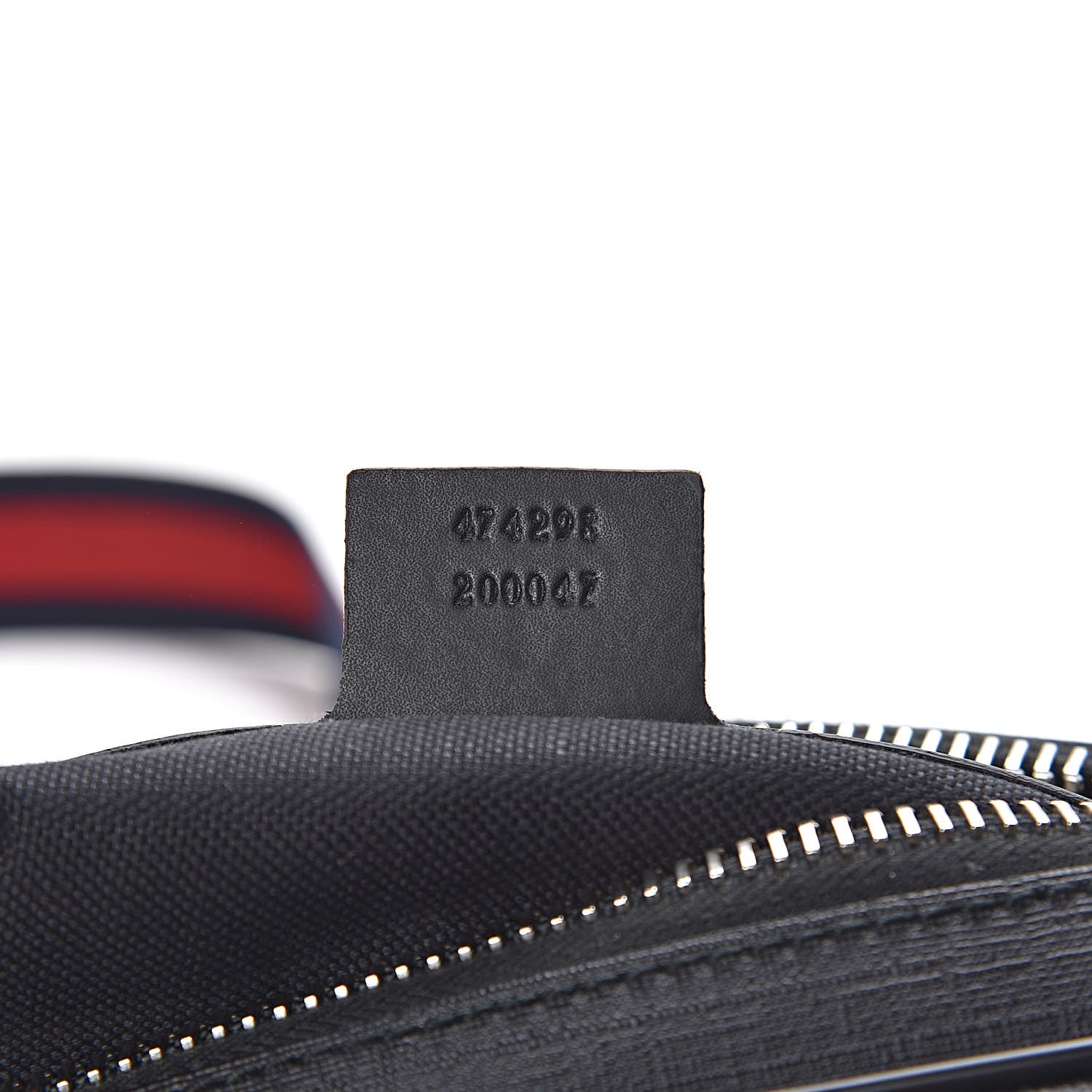 Gucci Soft GG Supreme Monogram Web Belt Bag Black Grey 7 of 10