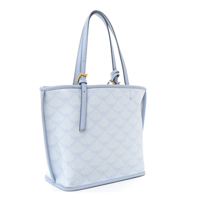 MCM Lauretos Nappa MIni Himmel Shopper Tote Ancient Blue 3 of 9