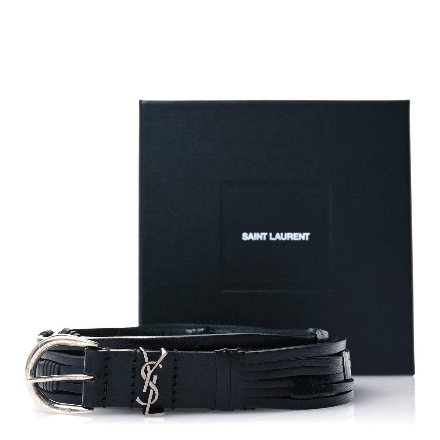 Vegetable Tanned Calfskin Monogram Croissant De Lune Belt 100 40 Black