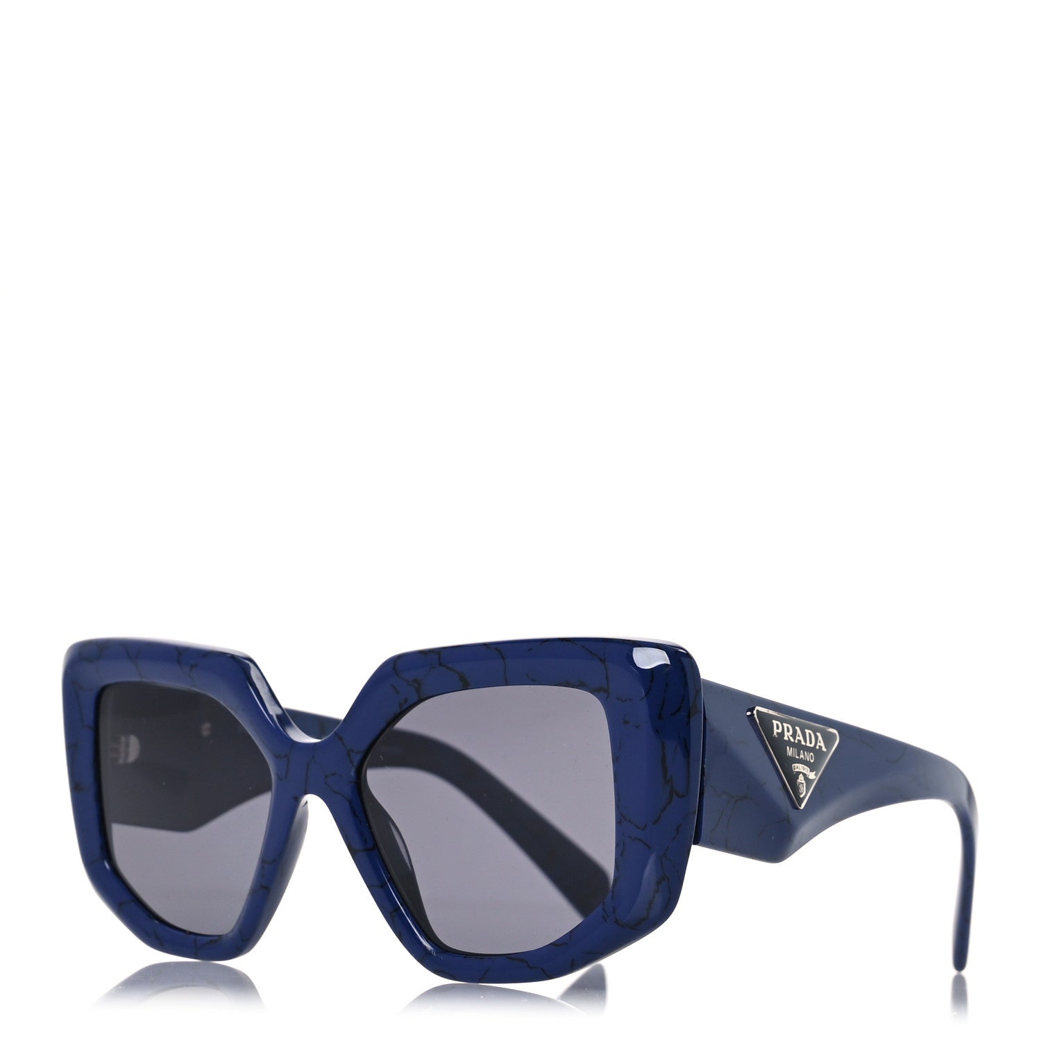 Prada Acetate Symbole Sunglasses SPR 14Z Blue 1 of 8