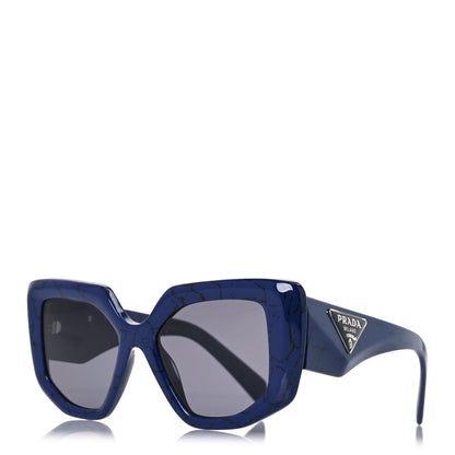 Prada Acetate Symbole Sunglasses SPR 14Z Blue 1 of 8