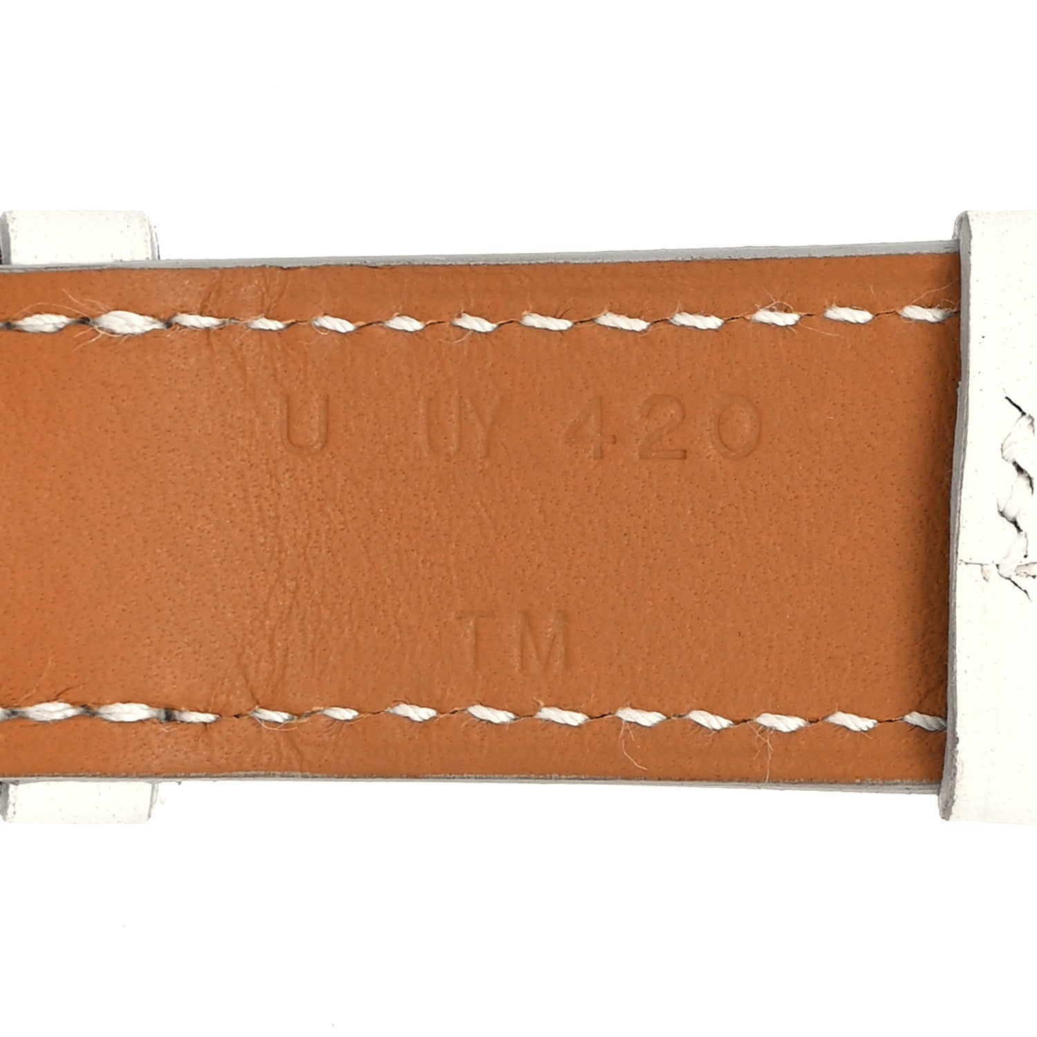 Hermes Swift 41mm Apple Watch Band White 4 of 4
