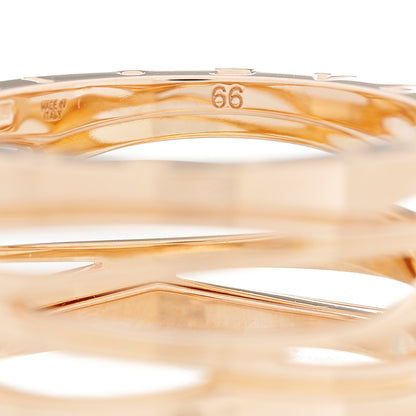 Bulgari 18K Rose Gold B.Zero1 Legend Four-Band Ring 66 11.5 6 of 8