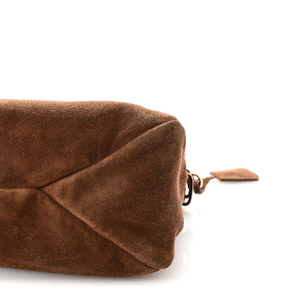 Prada Scamosciato Suede Medium Aimee Shoulder Bag Cacao 9 of 9