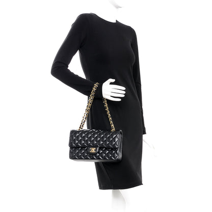 Chanel Caviar Quilted Medium Double Flap Black 3 of 9