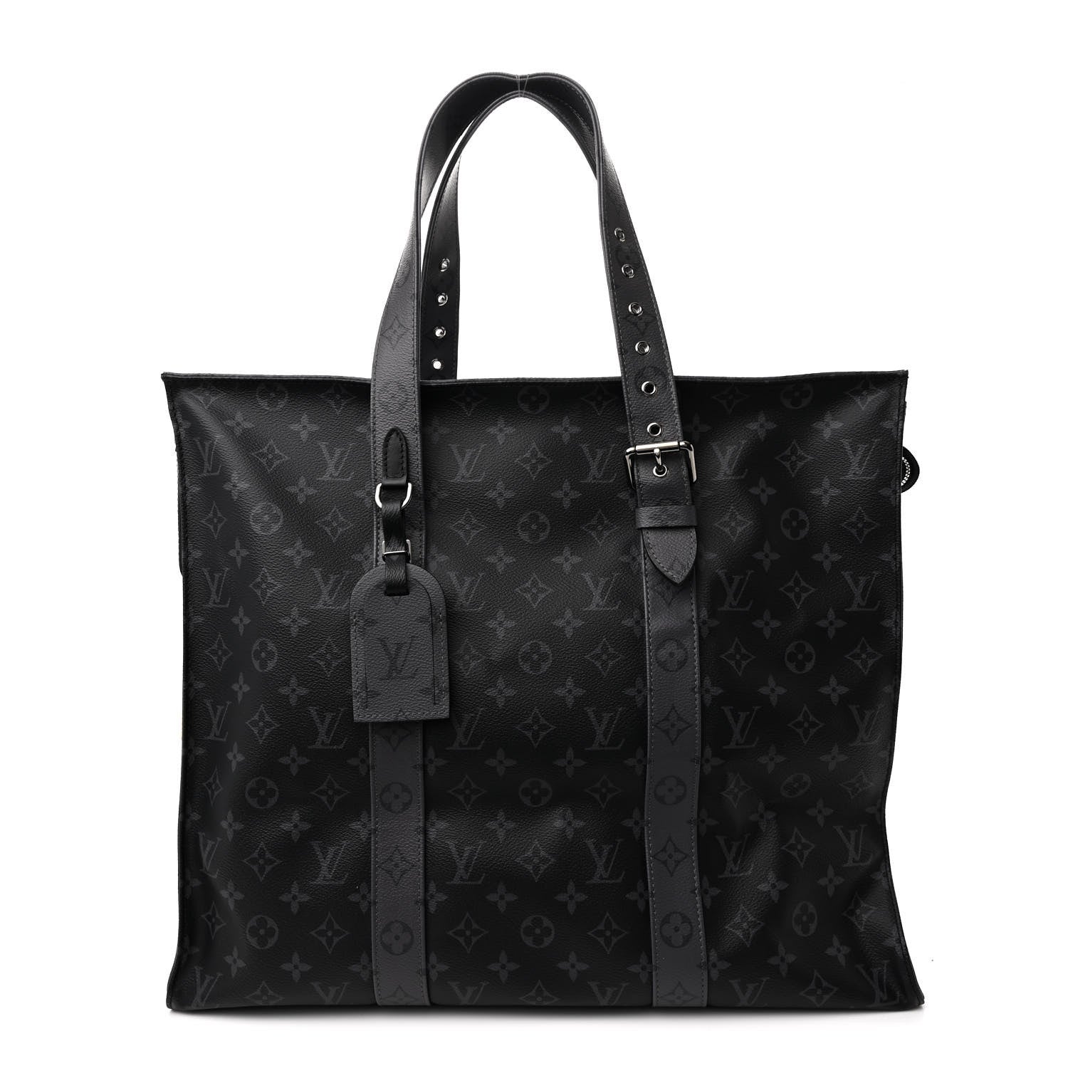 Louis Vuitton Monogram Eclipse Cabas Zippe GM Black 1 of 9