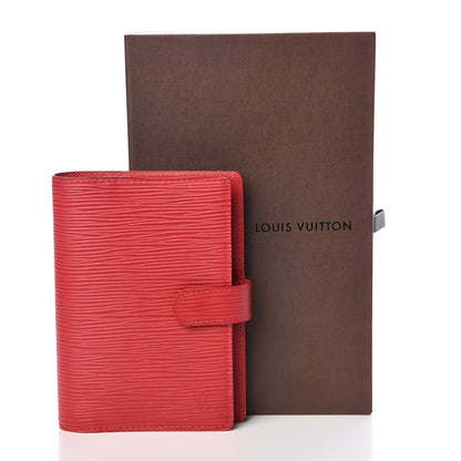 Louis Vuitton Epi Small Ring Agenda Cover Rouge 11 of 11