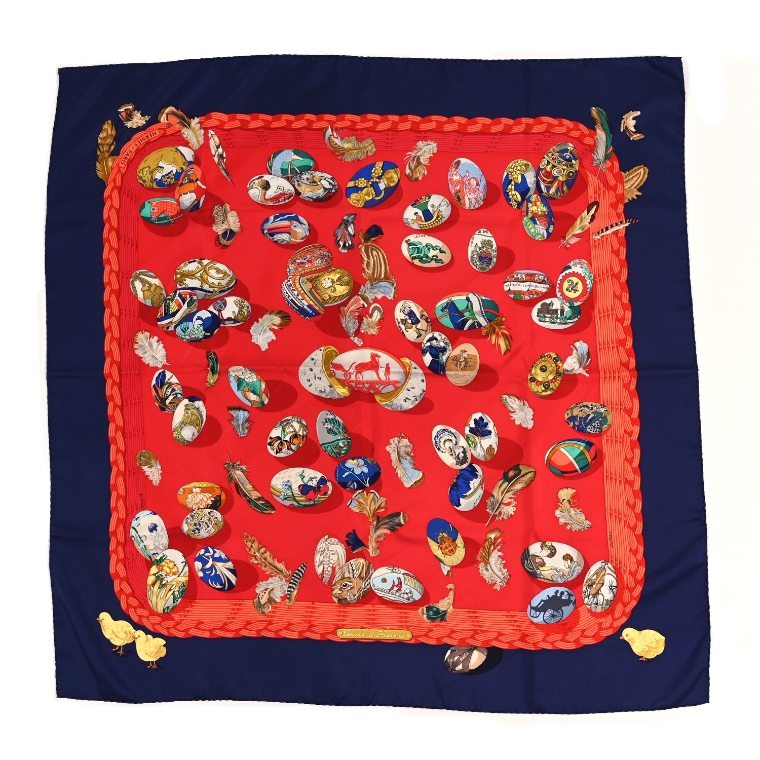 Hermes Silk Couvee d'Hermes Scarf 90 1 of 5