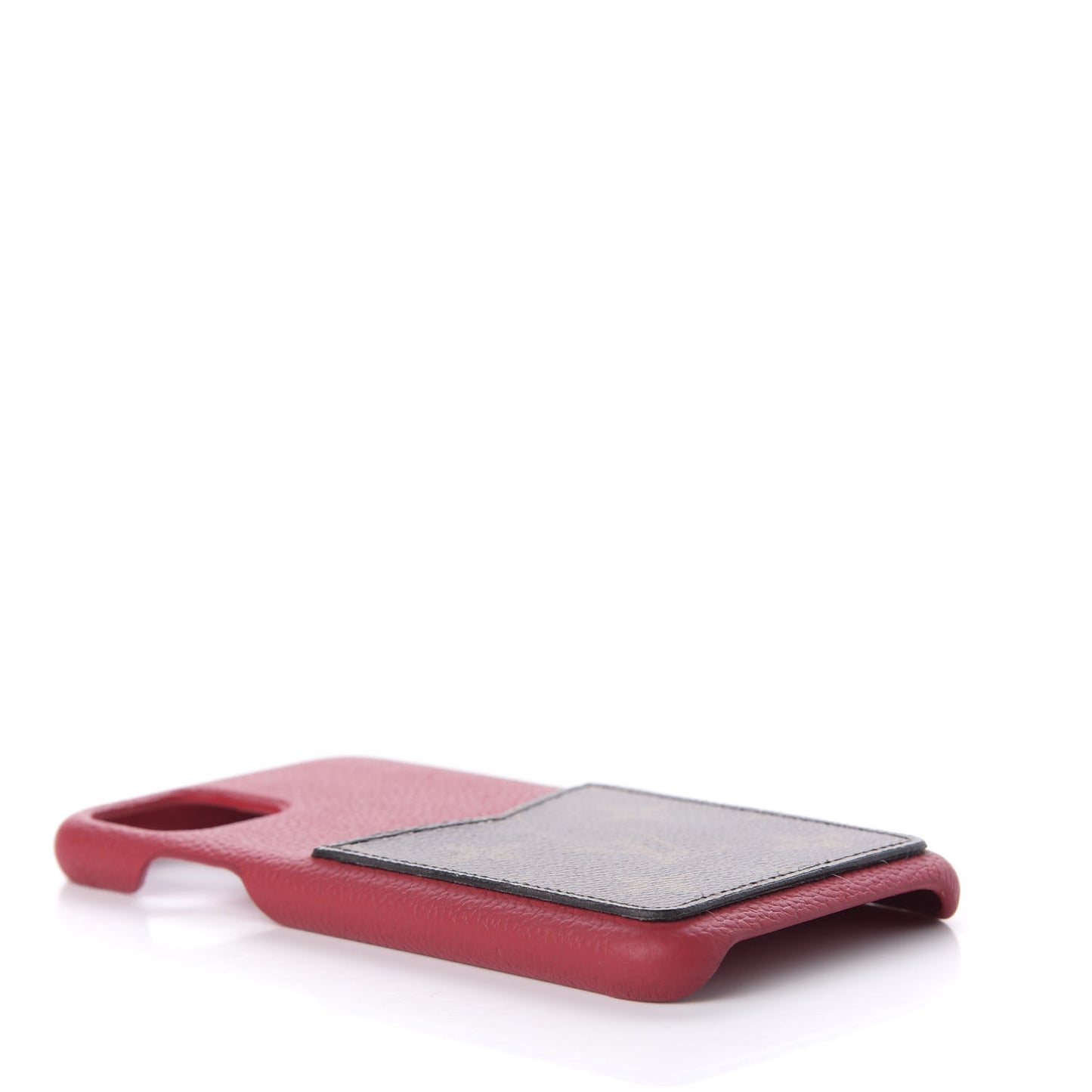 Calfskin Monogram iPhone 11 Pro Max Bumper Scarlet