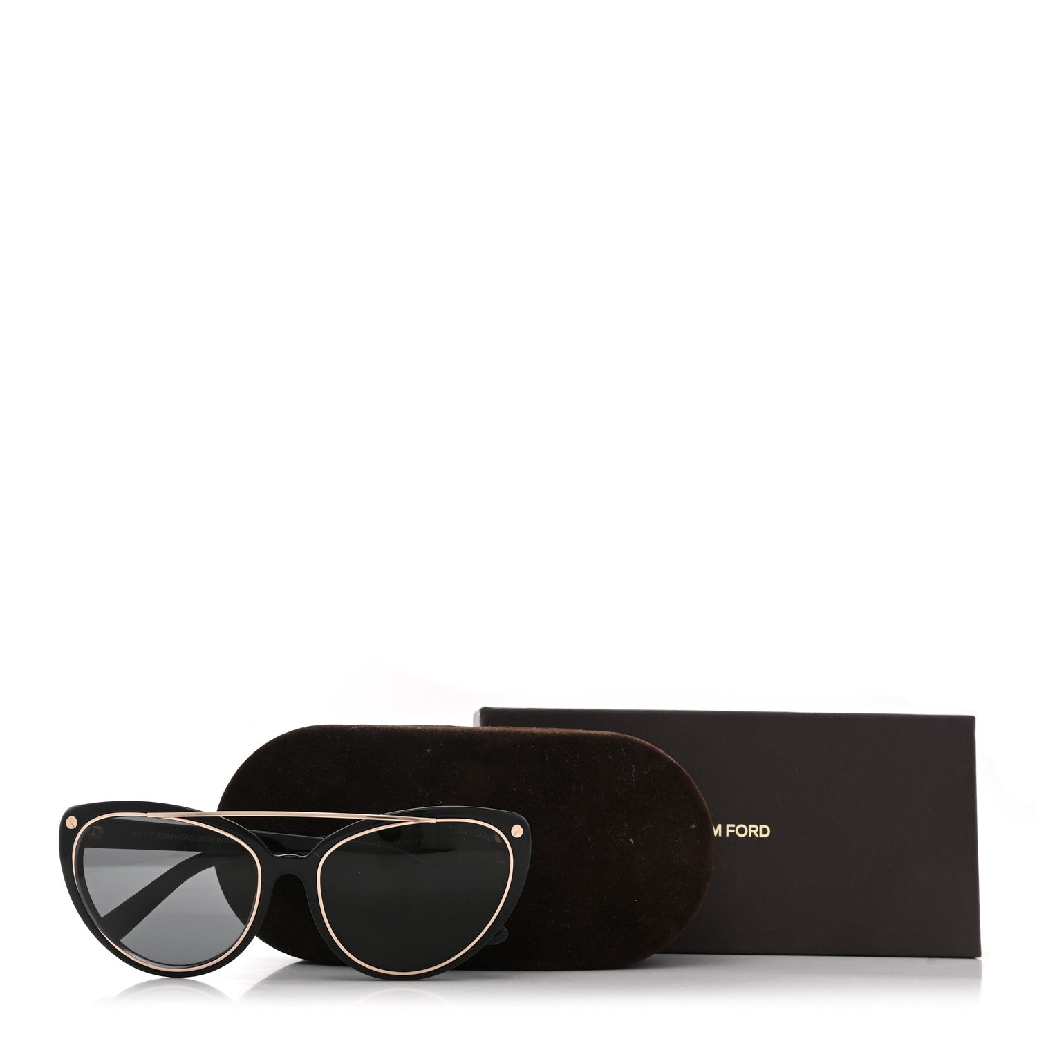 Tom Ford Edita Sunglasses TF384 Black 8 of 8