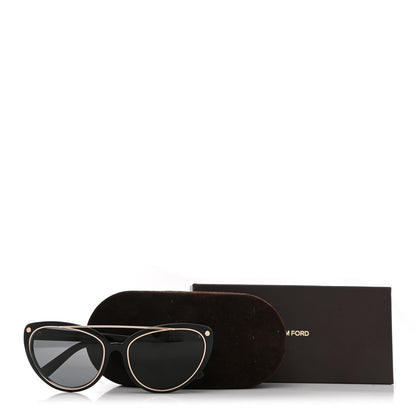 Tom Ford Edita Sunglasses TF384 Black 8 of 8