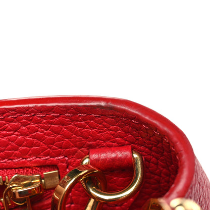 Louis Vuitton Taurillon Capucines BB Scarlet Red 15 of 16