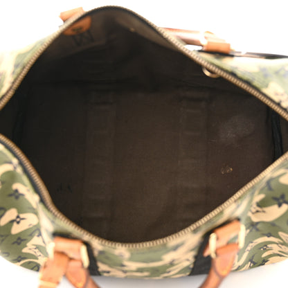 Louis Vuitton Monogram Camouflage Speedy 35 5 of 29