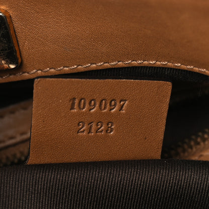 Gucci Monogram Braided Shoulder Bag Brown 6 of 8