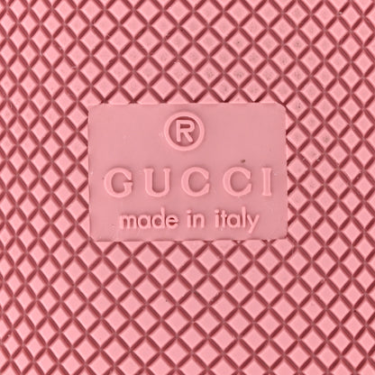 Gucci New GG Monogram Nubuck Web Crystal Embellished Womens Screener Sneakers 37 Camel Ebony Wild Rose 7 of 13