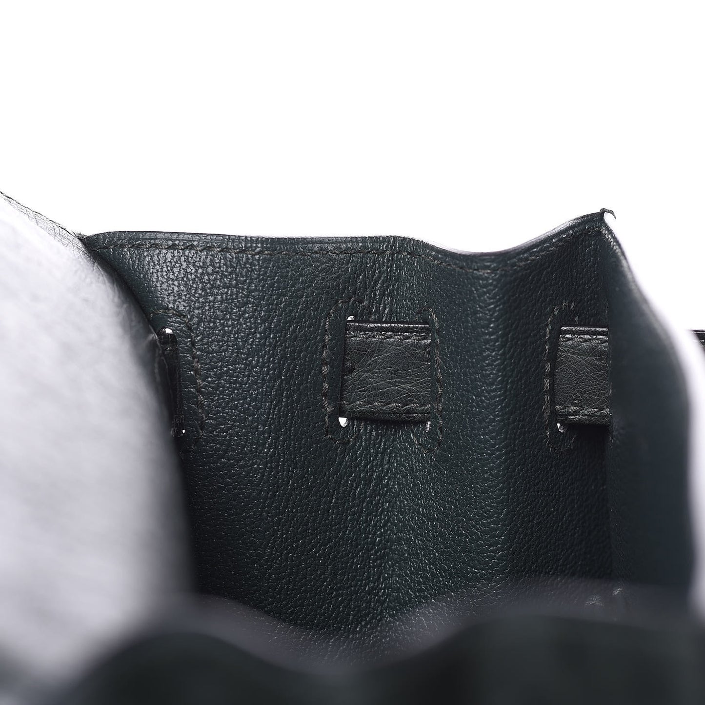 Ostrich Kelly Sellier 28 Vert Titien