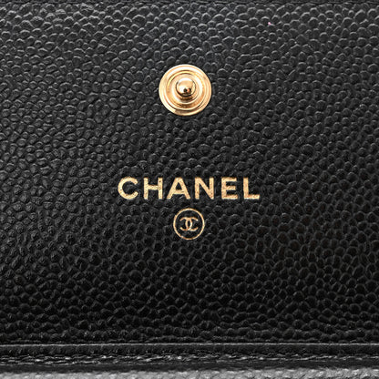 Chanel Caviar Quilted Miss Coco Clutch With Chain Black 6 of 12