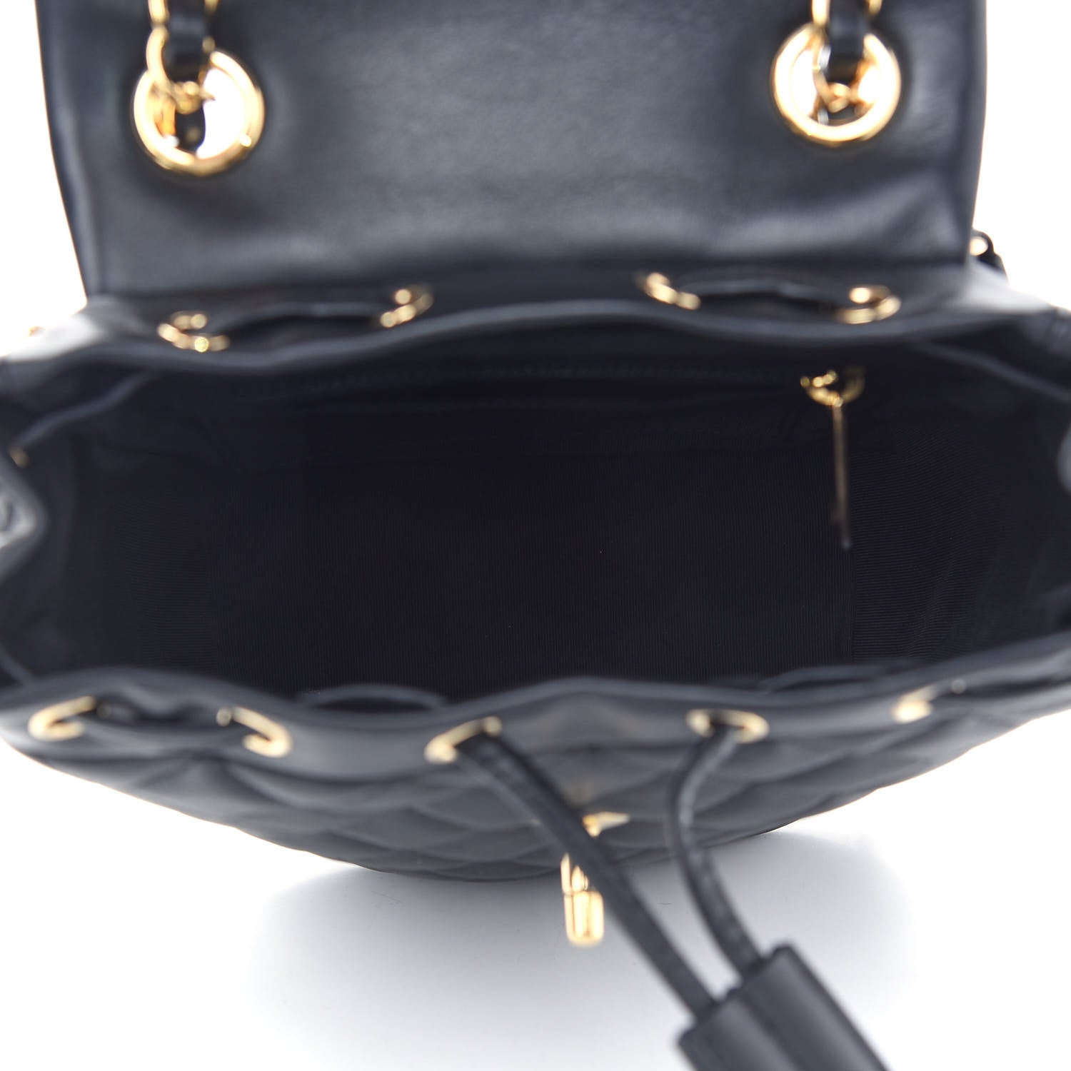 Chanel Calfskin Quilted Mini Urban Spirit Backpack Black 5 of 10