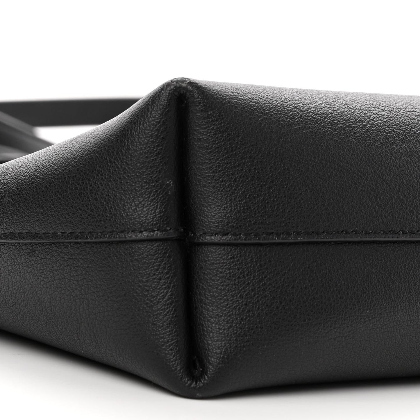 Calfskin Toy Shopping Tote Black