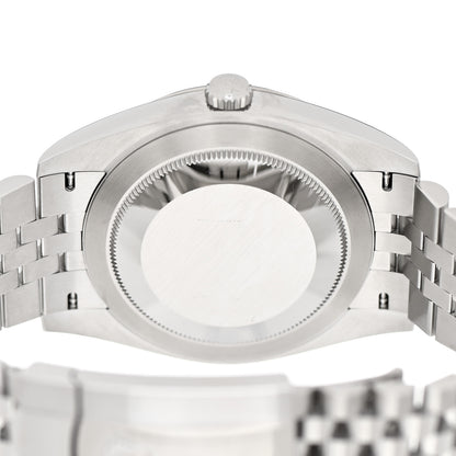 Rolex Stainless Steel 18K White Gold 41mm Oyster Perpetual Datejust Watch Mint Green Fluted 126334 3 of 5