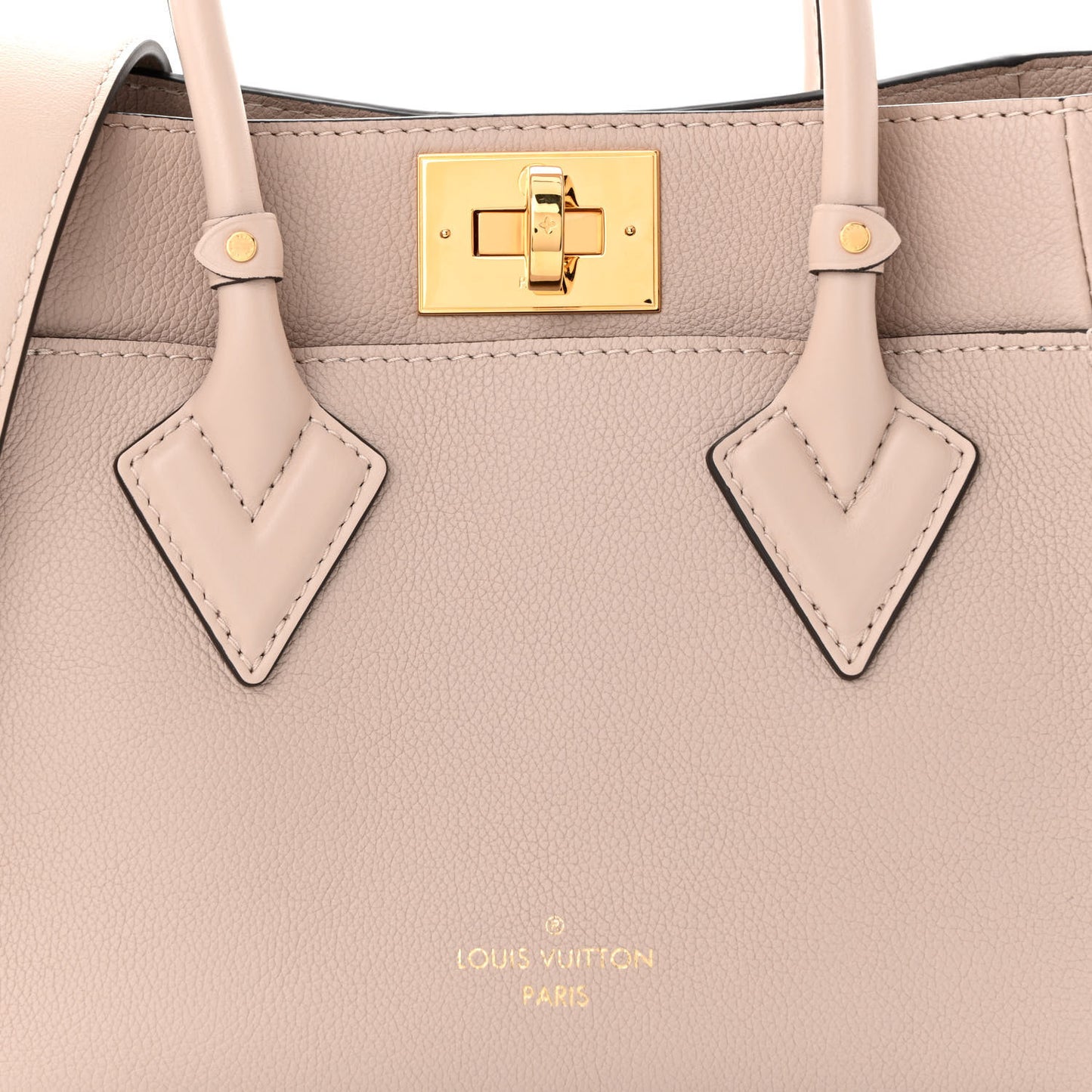 Calfskin Monogram On My Side PM Greige