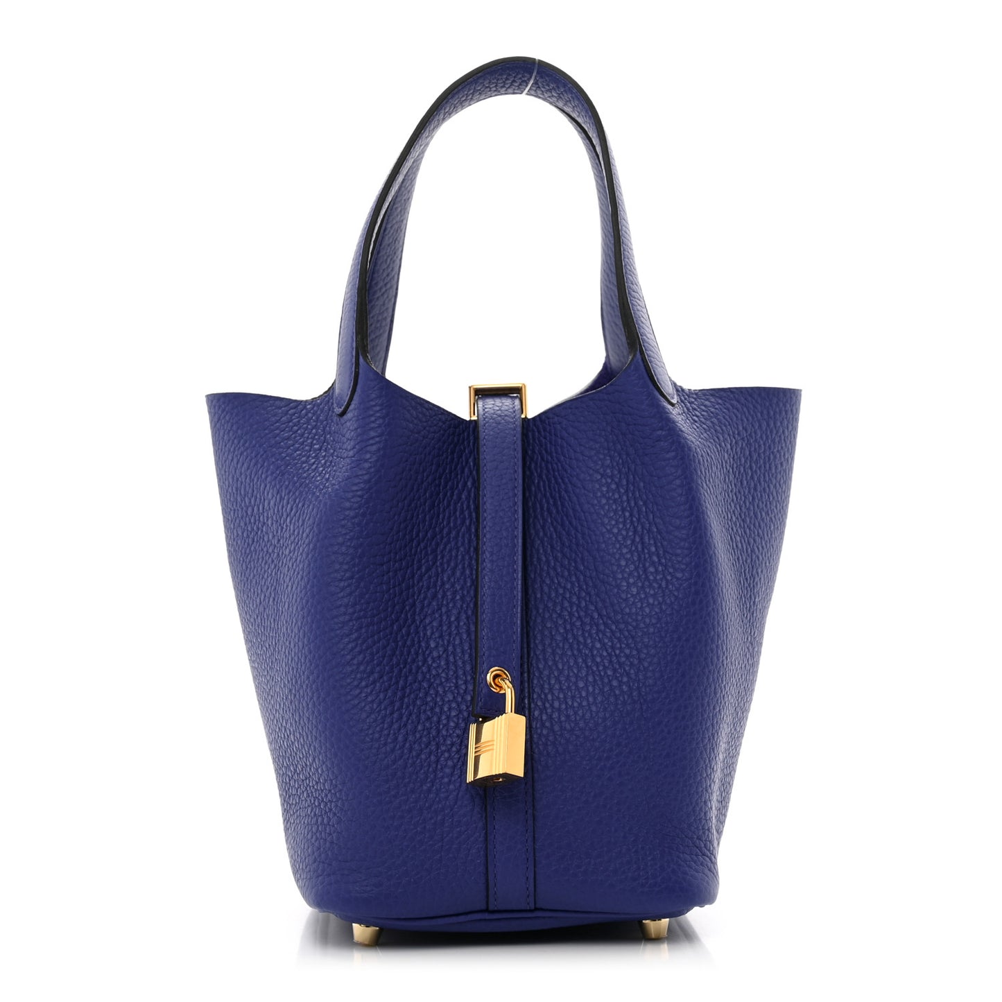Taurillon Clemence Picotin Lock 18 PM Bleu Electrique