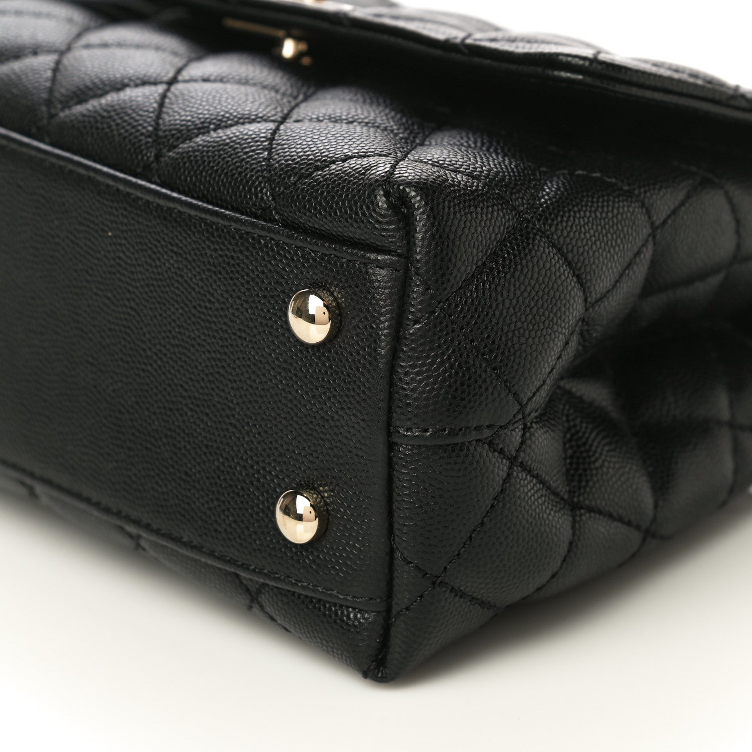 Chanel Caviar Quilted Mini Coco Handle Flap Black 10 of 11