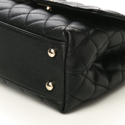 Chanel Caviar Quilted Mini Coco Handle Flap Black 10 of 11