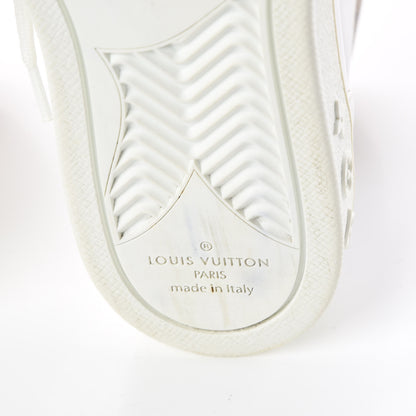 Louis Vuitton Calfskin Reverse Monogram Boombox High Top Sneakers 38 White 11 of 17