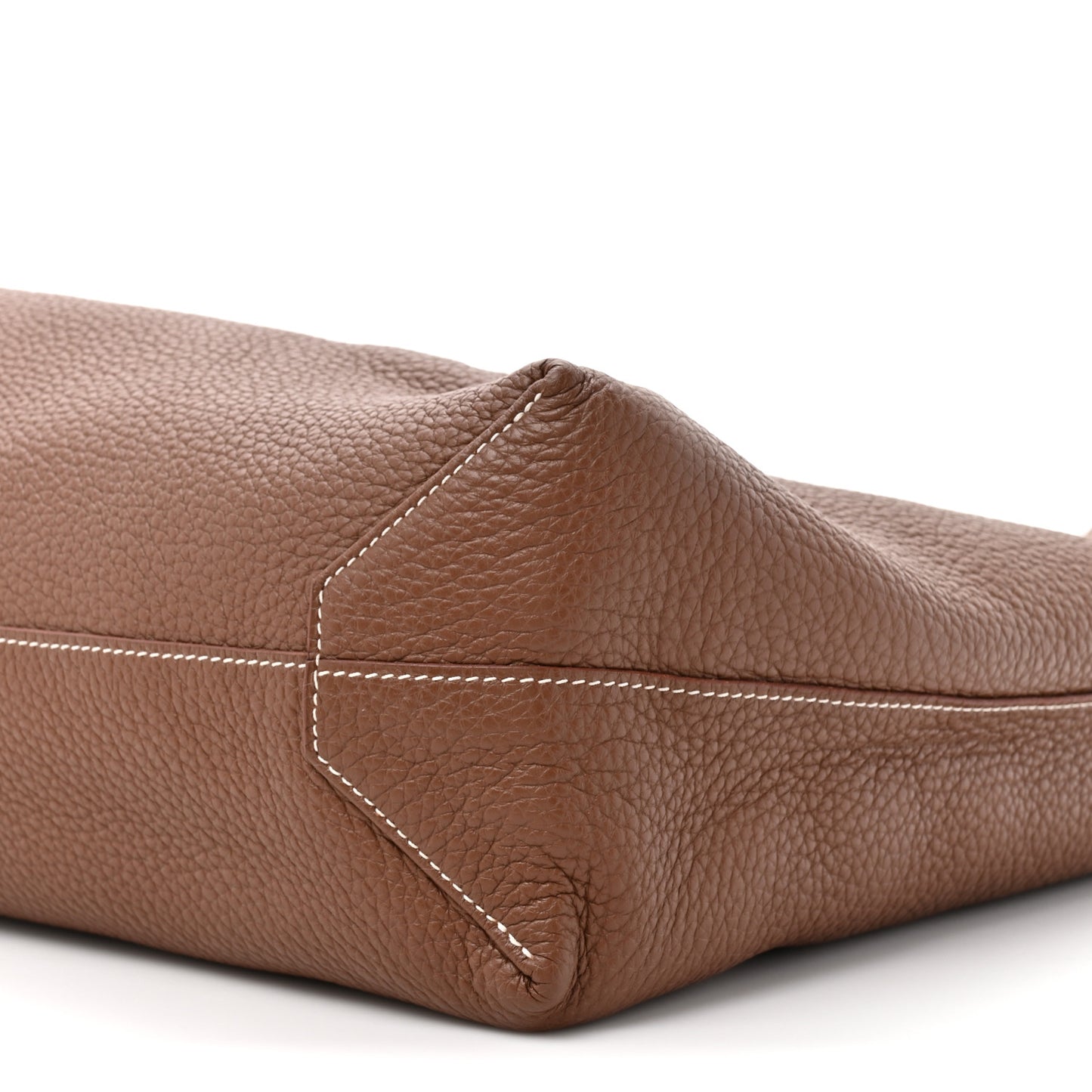 Taurillon Clemence Double Sens 36 Reversible Tote Marron Tosca
